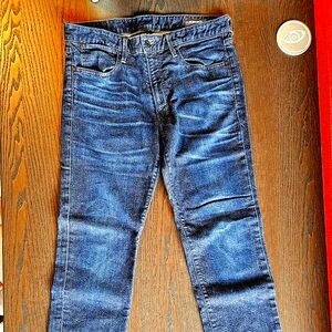 Bonobos Men's slim fit denim size 32/32 in dark blue wash